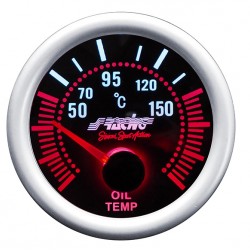 ΘΕΡΜΟΚΡΑΣΙΑ ΛΑΔΙΟΥ 52mm 2 INCH ΜΑΥΡΟ ΜΕ ΚΟΚΚΙΝΟ ΦΩΤΙΣΜΟ