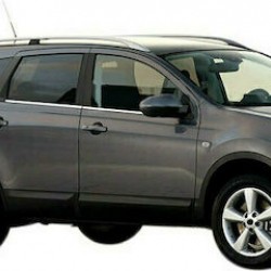 TRIM  ΠΑΡΑΘΥΡΩΝ ΑΥΤΟΚΟΛΛΗΤΑ ΧΡΩΜΙΟΥ 4ΤΕΜ. ΓΙΑ NISSAN QASHQAI+2 5D 2010-2014