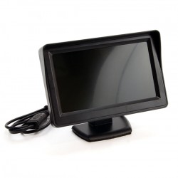 Amio - Universal Οθόνη Τεχνολογίας TFT LCD τύπου Αναδιπλούμενη διάσταση 4.3 ιντσών τάση λειτουργίας 12V για Επιβατικά Αυτοκίνητα - 1 τεμ. (01020/AM)