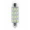 ΛΑΜΠΑΚΙΑ ΠΛΑΦΟΝΙΕΡΑΣ C5W/C10W 12V 0,96W SV8,5 41mm PREMIUM LED 12xSMD3528 ΛΕΥΚΟ 1ΤΕΜ.