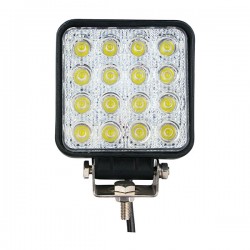 ΠΡΟΒΟΛΕΑΣ ΕΡΓΑΣΙΑΣ WORKING LAMPS FLOOD BEAM OSRAM LED 10-30V 48W 3600lm ΤΕΤΡΑΓΩΝΟΣ (110 x 110 x 72 mm) M-TECH -1 TEM