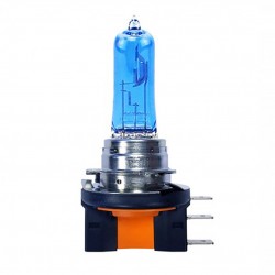 Amio – Λαμπτήρας Αλογόνου H15 PGJ23t-1 12V 55W Super White για Προβολείς Αυτοκινήτου – 1 Τεμ. (01492/AM)