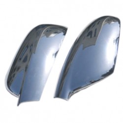 ΚΑΠΑΚΙΑ ΚΑΘΡΕΠΤΩΝ ΓΙΑ PEUGEOT 307 HB 5D/SW/CC 2001-2008 / PEUGEOT 407 SD/SW/CP 2004-2010 ΧΡΩΜΙΟΥ 2 ΤΕΜ. ΠΛΑΣΤΙΚΑ