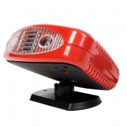 Amio - Αερόθερμο Αυτοκινήτου Tornado 3 σε 1 12V 150W με Φωτισμό LED για Θέρμανση Ξεπάγωμα Παρμπρίζ και Ανεμιστήρα - 1 τεμ. (01326/AM)