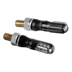 ΦΛΑΣ ΜΟΤΟ NANO LED 12V 35x18mm ΜΑΥΡΑ 2 ΤΕΜ.