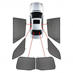 CarShades - ΚΟΥΡΤΙΝΑΚΙΑ  CAR SHADES ΓΙΑ MAZDA 6 5D 08-12 - 6 ΤΕΜ. (PVC.MAZ-6-5-B)