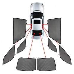 CarShades - ΚΟΥΡΤΙΝΑΚΙΑ  CAR SHADES ΓΙΑ MERCEDES A-CLASS W168 5D 97-04 - 8 ΤΕΜ. (PVC.MB-A-5-A)