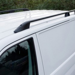ΜΠΑΡΕΣ ΟΡΟΦΗΣ ΓΙΑ FIAT DOBLO 2010-2022 / OPEL COMBO 2010+-2018 ΠΑΡΑΛΛΗΛΕΣ ΑΛΟΥΜΙΝΙΟΥ L1 ΜΑΥΡΕΣ
