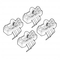 ΑΚΡΑ ΓΙΑ ΜΠΑΡΕΣ NORDRIVE ΓΙΑ RENAULT MEGANE 5D 11/08+ KIT