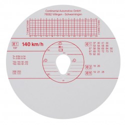 ΤΑΧΟΓΡΑΦΟΙ KIENZLE VDO 140km/h 100ΤΕΜ