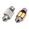 Amio - Λάμπες LED Πλαφονιέρας 31mm 12/24V 2W 5600K 10 LED CAN-BUS Festoon Λευκό Φως για Εσωτερικό Φωτισμό Καμπίνας και Πινακίδα Αυτοκινήτου - 1 σετ (01288/AM)