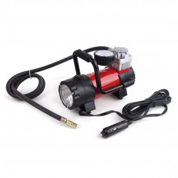 AMiO – Κομπρεσέρ αέρα ελαστικών αυτοκινήτου 12V 100psi 7bar 28l/min, φουσκώστε τα ελαστικά σας με απόλυτη ευκολία και φωτίστε κάθε δύσκολο σημείο – 1 Τεμ. (02180/AM)