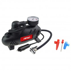 AMiO – Κομπρεσέρ αέρα ελαστικών αυτοκινήτου 12V 250psi 17bar 9l/min, φουσκώστε τα λάστιχά σας με απόλυτη ταχύτητα και σιγουριά σε κάθε απρόοπτο – 1 Τεμ. (02181/AM)