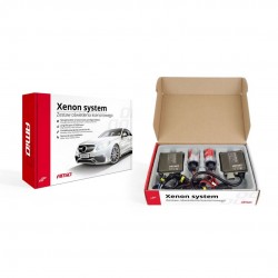 Amio - Kit Xenon Bi-Xenon H4-3 8000K 35W CANBUS 12/24V για έντονο ψυχρό φωτισμό και καθαρή δέσμη χωρίς σφάλματα στο καντράν - 1 Σετ (01793/AM)