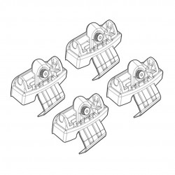 ΑΚΡΑ ΓΙΑ ΜΠΑΡΕΣ NORDRIVE ΓΙΑ AUDI A4 11/07+ KIT