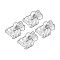 ΑΚΡΑ ΓΙΑ ΜΠΑΡΕΣ NORDRIVE ΓΙΑ FIAT BRAVO 02/07+ KIT