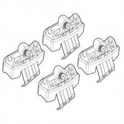 ΑΚΡΑ ΓΙΑ ΜΠΑΡΕΣ NORDRIVE ΓΙΑ FIAT FREEMONT 05/11+ KIT