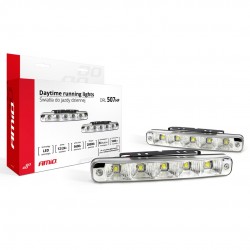 Amio – Φώτα Ημέρας DRL LED 12/24V 1000Lm για Μέγιστη Ορατότητα & Ασφάλεια σε Αυτοκίνητο & Φορτηγό – Σετ 2 Τεμ. (01523/AM)
