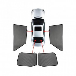 CarShades - ΚΟΥΡΤΙΝΑΚΙΑ  CAR SHADES ΓΙΑ VOLVO XC40 5D 2018> ΔΕΞΙΑ & ΑΡΙΣΤΕΡΑ ΠΙΣΩ ΠΛΑΙΝΑ - 4 TEM. (PVC.VOL-XC40-5-A/1&8)