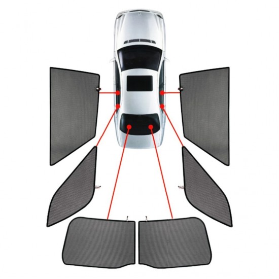 CarShades - ΚΟΥΡΤΙΝΑΚΙΑ  CAR SHADES ΓΙΑ MERCEDES E-KLAS W213 4D 2016+ - 6 ΤΕΜ. (PVC.MB-E-4-C)