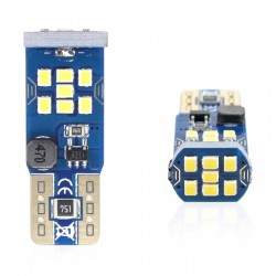 Amio - T10 W5W 12/24V LED 21xSMD ULTRABRIGHT 2016 CAN-BUS ΛΕΥΚΟ 2ΤΕΜ. (02445/AM)