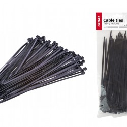 Amio – Δεματικά καλωδίων tie wrap 02151 μαύρα 2,5x150mm, εξασφαλίστε κορυφαία αντοχή και απόλυτη τάξη σε κάθε ηλεκτρολογική ή μηχανική εγκατάσταση – 100 Τεμ. (02151/AM)