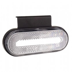 Amio - ΦΩΣ ΟΓΚΟΥ ΦΟΡΤΗΓΟΥ LED ΛΕΥΚΟ ΟΒΑΛ 10-30V 124x49x22mm ΑΔΙΑΒΡΟΧΟ OM-01-W 1ΤΕΜ. (02375/AM)