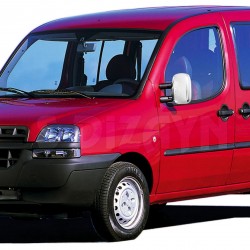 ΚΑΠΑΚΙΑ ΚΑΘΡΕΠΤΗ ΧΡΩΜΙΟΥ ΜΕΤΑΛΛΙΚΑ ΓΙΑ FIAT DOBLO I 2000-2006 ΧΡΩΜΙΟ
