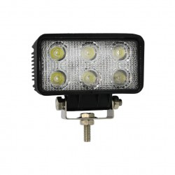 Amio – Προβολέας Εργασίας LED AWL02 9-60V 18W 6000K 6 LED Spot για Ισχυρό Φωτισμό σε Καθημερινή Χρήση – 1 Τεμ. (01613/AM)