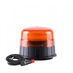 Amio – Φάρος Προειδοποίησης W01M LED 12/24V Amber 39xSMD Μαγνητικός/Βιδωτός με Φις Αναπτήρα 142x116mm για Αυτοκίνητο & Φορτηγό – 1 Τεμ. (01500/AM)