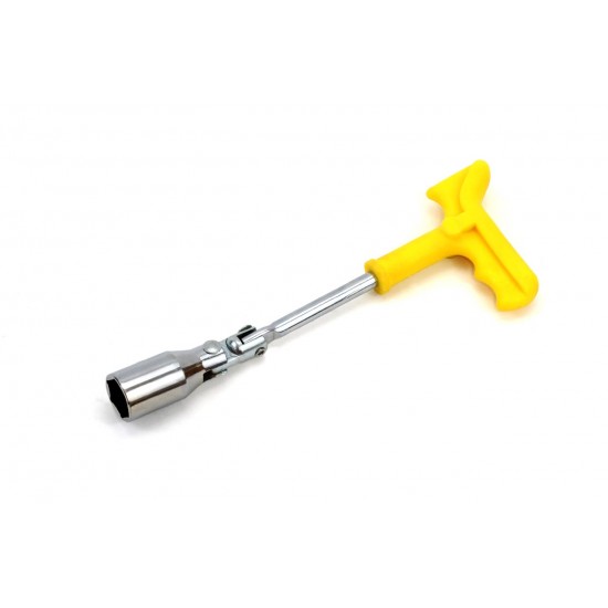 Amio - Μπουζόκλειδο T-Handle 21mm για Εύκολο Λύσιμο και Σφίξιμο Μπουζί με Σταθερό Κράτημα και Άνετη Χρήση - 1 Τεμ. (01720/AM)
