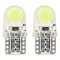 Amio – LED T10 W5W 12V W2.1x9.5d 5600K COB Σιλικόνης Καρφωτό Λευκό για Φώτα Θέσης & Εσωτερικού Αυτοκινήτου – 2 Τεμ. (01441/AM)