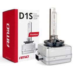 Amio – Λάμπα Xenon D1S 12V 35W PK32d-2 4300K Premium για Αυτοκίνητο Ανταλλακτική – 1 Τεμ. (01408/AM)
