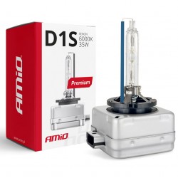 Amio – Λάμπα Xenon D1S 12V 35W PK32d-2 8000K Premium για Αυτοκίνητο Ανταλλακτική – 1 Τεμ. (01410/AM)