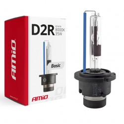 Amio – Λάμπα Xenon D2R 12V 35W P32d-3 8000K Basic για Αυτοκίνητο Ανταλλακτική – 1 Τεμ. (01413/AM)