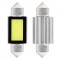 Amio – Λαμπάκια Πλαφονιέρας LED 36mm C5W C10W 12V 2.4W 5600K 3xCOB CANBUS για Ισχυρό Ομοιόμορφο Φωτισμό Εσωτερικού – Σετ 2 Τεμ. (01639/AM)