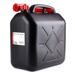 Amio - ΜΠΕΤΟΝΙ ΠΛΑΣΤΙΚΟ 20L ΜΑΥΡΟ ΜΕ ΚΟΚΚΙΝΟ ΣΤΟΜΙΟ - 1 τεμ. (02889/AM)