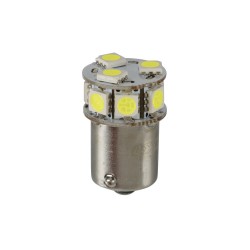 P21W 24/32V Ba15s 3,5W 180lm 10xSMDx1CHIP LED CAN-BUS (ΦΟΥΝΤΟΥΚΙ) ΛΕΥΚΟ ΔΙΑΘΛΑΣΗΣ ΣΑΚΟΥΛΑ ​ LAMPA - 20 TEM.