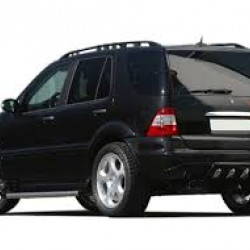 TRIM  ΠΟΡΤ ΜΠΑΓΚΑΖ ΧΡΩΜΙΟ ΓΙΑ MERCEDES M-KLAS W163 1998-2005 - 1 ΤΕΜ
