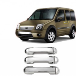 ΧΕΡΟΥΛΙΑ ΠΟΡΤΑΣ ΓΙΑ FORD TRANSIT CONNECT 2002-2014  ΧΡΩΜΙΟ ΜΕΤΑΛΛΙΚΟ 3ΤΕΜ.