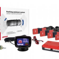 AMiO – Σύστημα Παρκαρίσματος 12V με 4 Αισθητήρες Inside Mount 16,5mm και Οθόνη LED-Graph, ελιχθείτε στα πιο στενά σημεία με απόλυτη ψηφιακή καθοδήγηση και κομψή OEM εμφάνιση – 1 Τεμ. (02257/AM)