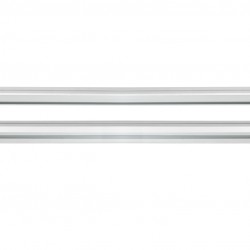 ΒΑΣΕΙΣ ΣΤΗΡΙΞΗΣ ΑΛΟΥΜΙΝΙΟΥ TBR FIXING PROFILE KIT M 116,6 cm ΣΕ ΑΣΗΜΙ ΧΡΩΜΑ ΜΕ ΥΠΟΔΟΧΕΣ T-SYSTEM ΓΙΑ ΜΠΑΡΕΣ TBR ΚΑΡΟΤΣΑΣ ΣΕ PICKUP ΚΑΙ ΑΓΡΟΤΙΚΑ ΟΧΗΜΑΤΑ MENABO - 2 ΤΕΜ.