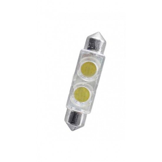 ΛΑΜΠΑΚΙ 31mm ΜΠΛΕ SIMONI RACING - 2 ΤΕΜ.