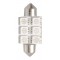 ΛΑΜΠΑΚΙΑ ΠΛΑΦΟΝΙΕΡΑΣ C5W/C10W 12V 1,44W SV8,5 36mm PREMIUM LED 6xSMD5050 ΜΠΛΕ M-TECH - 1 ΤΕΜ.