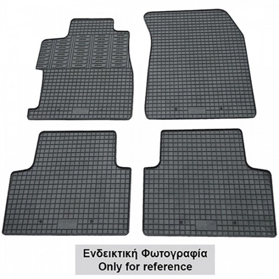 Cik - ΠΑΤΑΚΙΑ ΑΥΤΟΚΙΝΗΤΟΥ ΑΠΟ ΛΑΣΤΙΧΟ ΓΙΑ VOLVO C40 2021+ /VOLVO XC40 RECHERGE 2021+? ΣΕ ΜΑΥΡΟ ΧΡΩΜΑ ΜΕ ΚΟΥΜΠΩΜΑΤΑ - 4 ΤΕΜ. (RM.VO.0007/CK)