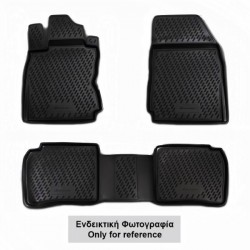 ΠΑΤΑΚΙΑ ΣΕ ΣΚΑΦΗ TPE ΛΑΣΤΙΧΟ ΓΙΑ VW GOLF 8 5D 2019+   ΣΕ ΜΑΥΡΟ ΧΡΩΜΑ NOVLINE - 4 ΤΕΜ.