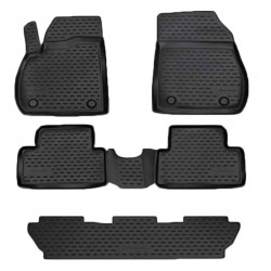 ΠΑΤΑΚΙΑ ΣΕ ΣΚΑΦΗ TPE ΛΑΣΤΙΧΟ ΓΙΑ OPEL ZAFIRA C (5ΘΕΣΙΟ) 5D 2012+   ΣΕ ΜΑΥΡΟ ΧΡΩΜΑ NOVLINE - 5 ΤΕΜ.