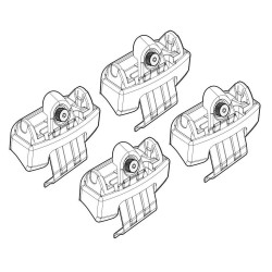 ΑΚΡΑ ΓΙΑ ΜΠΑΡΕΣ NORDRIVE ΓΙΑ OPEL ASTRA L 5D 12/2021+ /PEUGEOT 305 5D/SW 08/2021+  - 4ΤΕΜ.