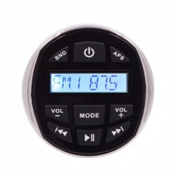 HASDA MP3 PLAYER 113 mm- 5V-4X40W ΜΕ ΡΑΔΙΟΦΩΝΟ/USB/BLUETOOTH (ΑΔΙΑΒΡΟΧΟ/ΣΤΡΟΓΓΥΛΟ/ΜΑΥΡΟ ΧΡΩΜΙΟΜΕΝΟ ΔΑΧΤΥΛΙΔΙ)