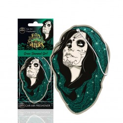 Amio - ΑΡΩΜΑΤΙΚΟ ΚΡΕΜΑΣΤΟ AROMA CAR MUERTOS GREEN DIAMONT GIRL - 1 TEM. (A83279/AM)